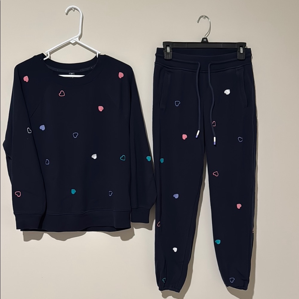 Lou & Grey Heart Sweatsuit Set